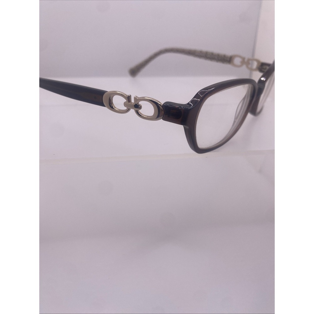 Coach Eyeglasses Women FRAMES ONLY HC 6017 Vanessa 52-15-135 Brown 415 - Picture 4 of 16